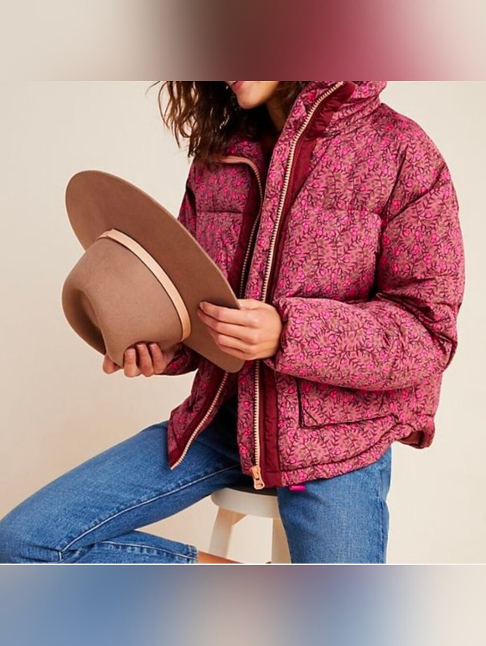 Anthopologie Numph Lillie Puffer Jacket size XS - Picture 2 of 8